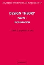 Design Theory: Volume 1