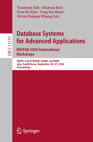 Database Systems for Advanced Applications. DASFAA 2020 International Workshops