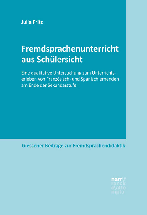 Fremdsprachenunterricht aus Sch&uuml;lersicht - Julia Fritz
