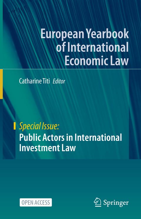 Public Actors in International Investment Law - 