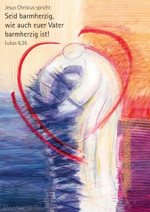 Kunstblatt 60 x 90 cm Jahreslosung 2021