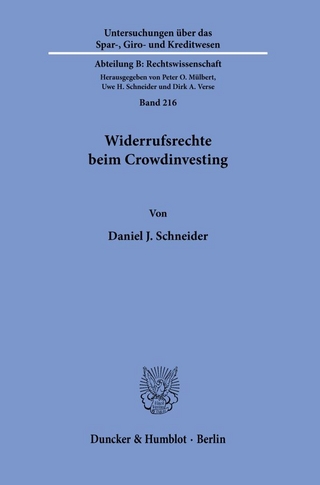 Widerrufsrechte beim Crowdinvesting.