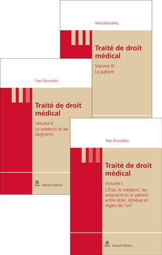 Paquet: Traité de droit médical Vol I, Vol II et Vol III