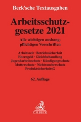 Arbeitsschutzgesetze 2021 - 