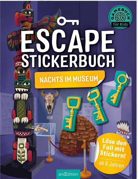 Escape-Stickerbuch &ndash; Nachts im Museum - Philip Kiefer