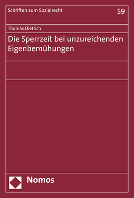 Die Sperrzeit bei unzureichenden Eigenbemühungen