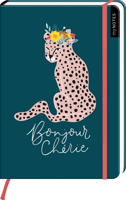 myNOTES Notizbuch A5: Bonjour Ch&eacute;rie