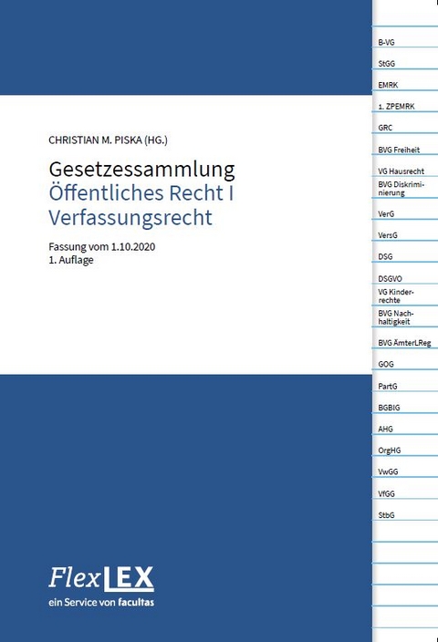 Gesetzessammlung &Ouml;ffentliches Recht I Verfassungsrecht - 