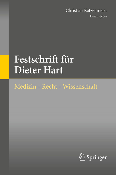 Festschrift f&uuml;r Dieter Hart - 