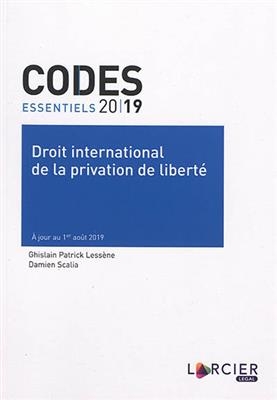 Droit international de la privation de liberté 2019