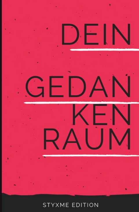 Gedankenraum, Softcover Notizbuch - notebook collection