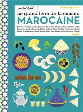 Le grand livre de la cuisine marocaine : baklavas, boulettes, bricks, briouates, brochettes, chorba, chlada, citrons ... - Nadia Paprikas