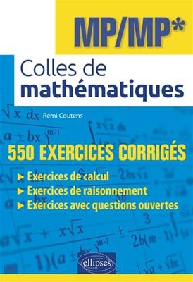 Colles de mathématiques : MP-MP* - Rémi Coutens