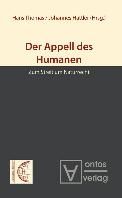 Der Appell des Humanen - 