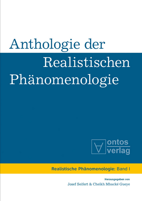 Anthologie der realistischen Ph&auml;nomenologie - 