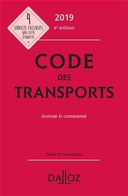 Code des transports 2019 : annoté & commenté