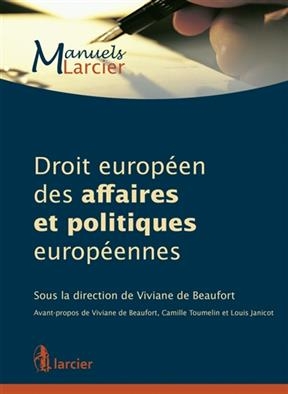 Droit européen des affaires et politiques européennes