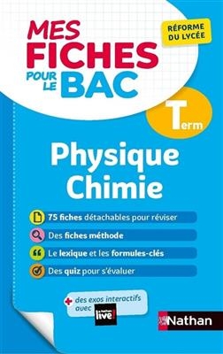 Physique chimie terminale : r&eacute;forme du lyc&eacute;e