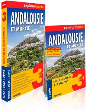 ANDALOUSIE ET MURCIE 3EN1 GUIDE + CARTE -  EXPLORE GUIDE