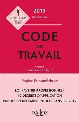 Code du travail 2019