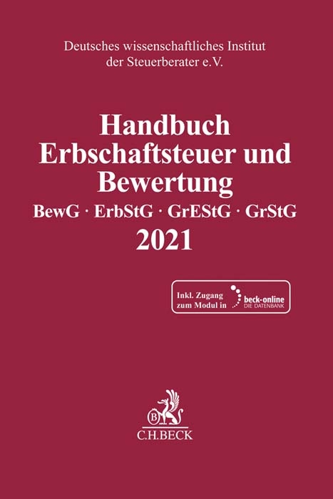 Handbuch Erbschaftsteuer und Bewertung 2021 - 