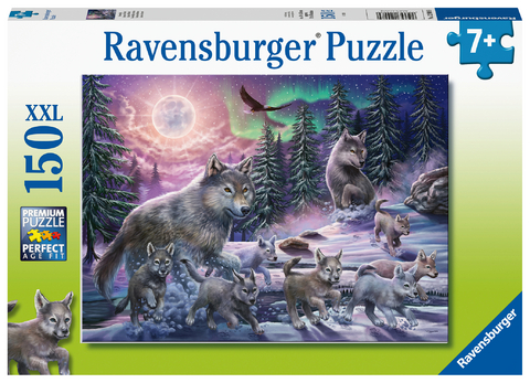 Ravensburger Kinderpuzzle - 12908 Nordw&ouml;lfe - Wolf-Puzzle f&uuml;r Kinder ab 7 Jahren, mit 150 Teilen im XXL-Format