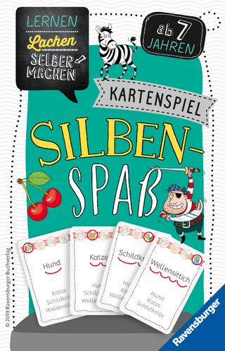Ravensburger 80661 - Lernen Lachen Selbermachen: Silbenspaß, Kinderspiel ab 7 Jahren, Lernspiel für 2-4 Spieler, Kartenspiel