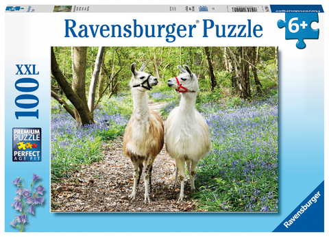 Ravensburger Kinderpuzzle - 12941 Flauschige Freundschaft - Lama-Puzzle f&uuml;r Kinder ab 6 Jahren, mit 100 Teilen im XXL-Format