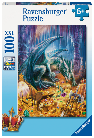 Ravensburger Kinderpuzzle - 12940 Der Höhlendrache - Fantasy-Puzzle für Kinder ab 6 Jahren, mit 100 Teilen im XXL-Format