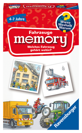Wieso? Weshalb? Warum? Fahrzeuge memory® - Reisespiel ab 4 Jahre