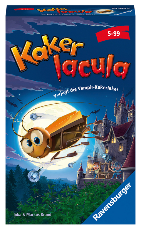 Ravensburger&reg;, Kinderspiel Kakerlacula, 20638, kooperatives Wettlaufspiel ab 5 Jahren - Inka und Markus Brand
