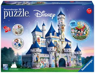 Ravensburger 3D Puzzle 12587 - Disney Schloss - 216 Teile - Für alle Disney Fans ab 10 Jahren