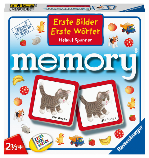 Erste Bilder - Erste W&ouml;rter memory&reg; - Kinderspiel ab 2 Jahre - William H. Hurter