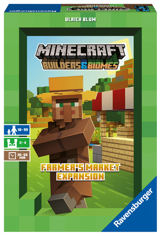 Minecraft: Builders & Biomes - Farmers Market Expansion - Gesellschaftsspiel & Brettspiel ab 10 Jahre