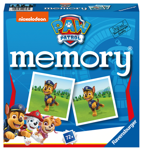 Ravensburger - 20743 Paw Patrol memory&reg;, der Spieleklassiker f&uuml;r alle Fans der TV-Serie Paw Patrol, Merkspiel f&uuml;r 2-8 Spieler ab 4 Jahren - William H. Hurter