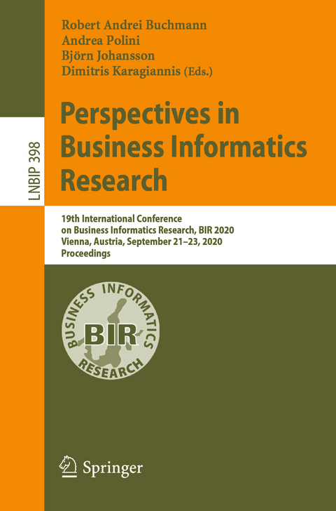 Perspectives in Business Informatics Research - 
