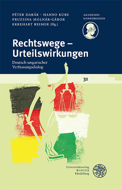 Rechtswege &ndash; Urteilswirkungen - 