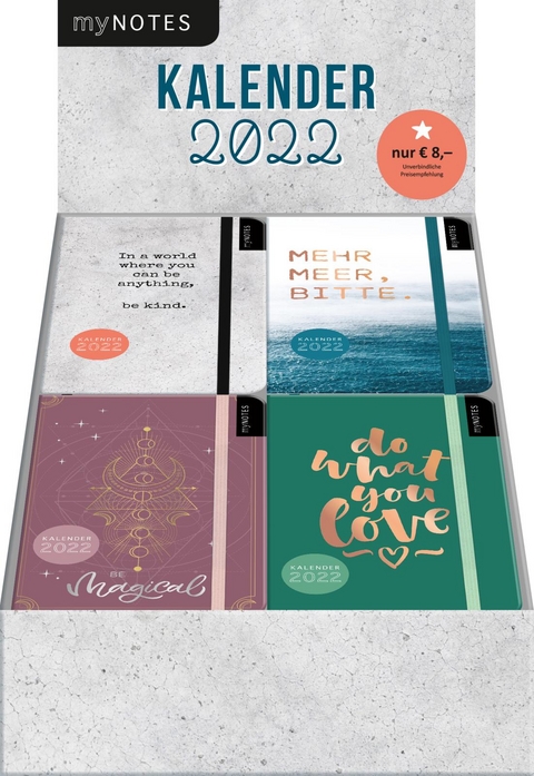 Display myNOTES Buchkalender 2022