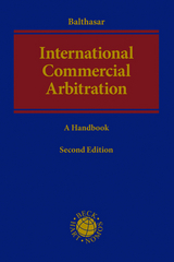 International Commercial Arbitration - Balthasar, Stephan