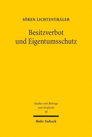 Besitzverbot und Eigentumsschutz