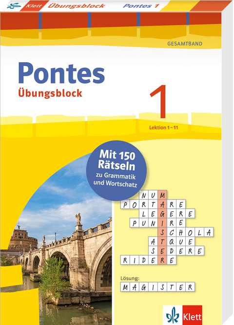 Pontes 1 Gesamtband (ab 2020) - &Uuml;bungsblock zum Schulbuch 1. Lernjahr