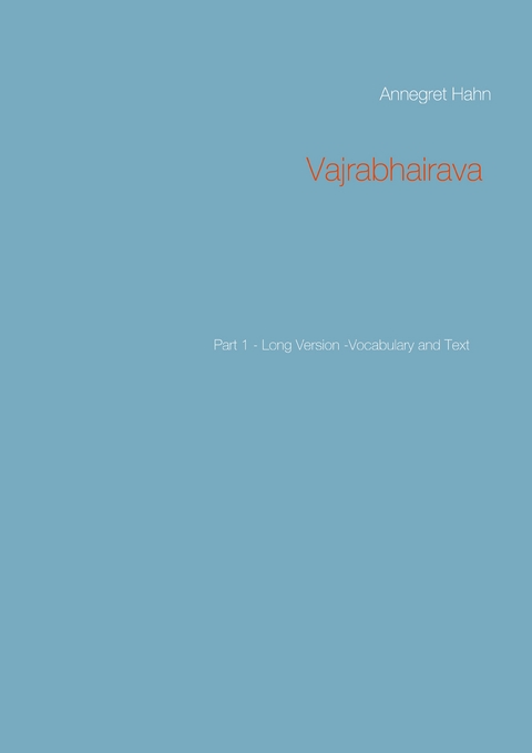 Vajrabhairava - Annegret Hahn