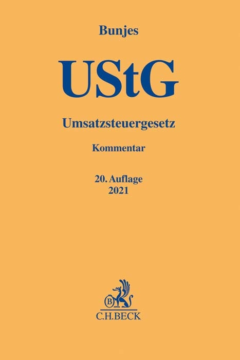 Umsatzsteuergesetz - Johann Bunjes, Reinhold Geist