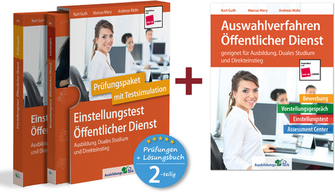 Sparpaket &ndash; Einstellungstest + Auswahlverfahren &Ouml;ffentlicher Dienst - Kurt Guth, Marcus Mery, Andreas Mohr