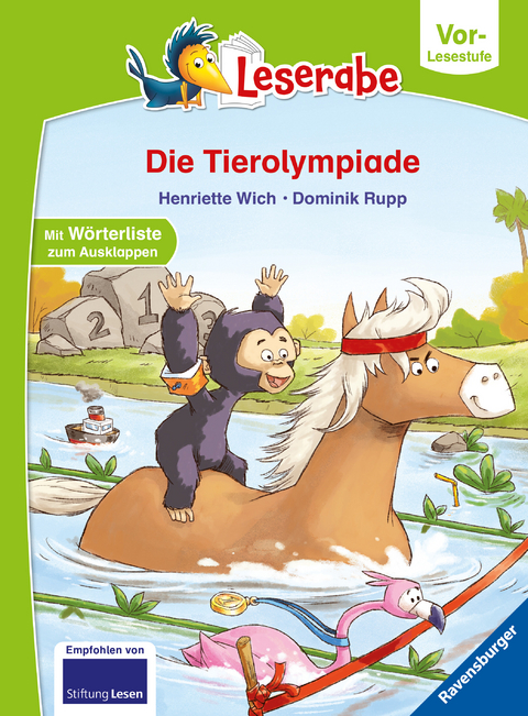 Leserabe Vor-Lesestufe - Die Tierolympiade - Henriette Wich
