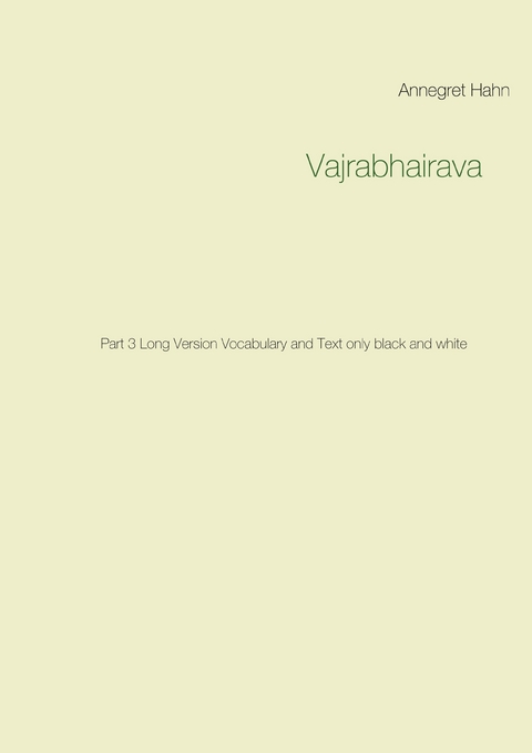 Vajrabhairava - Annegret Hahn