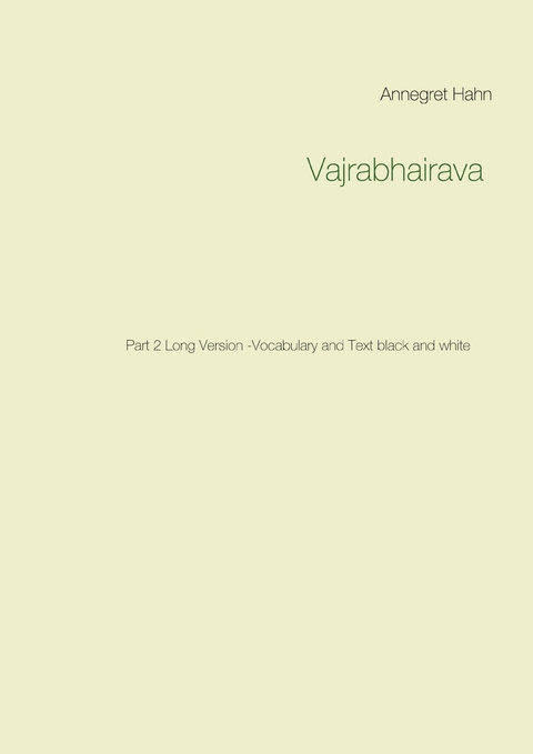 Vajrabhairava - Annegret Hahn