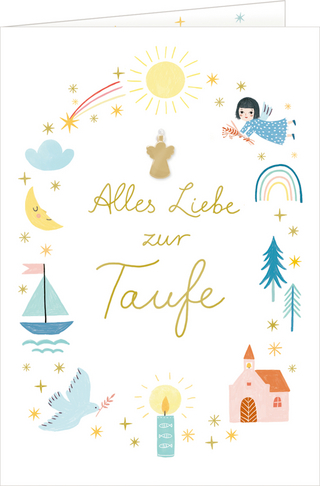 Grußkarte – Alles Liebe zur Taufe