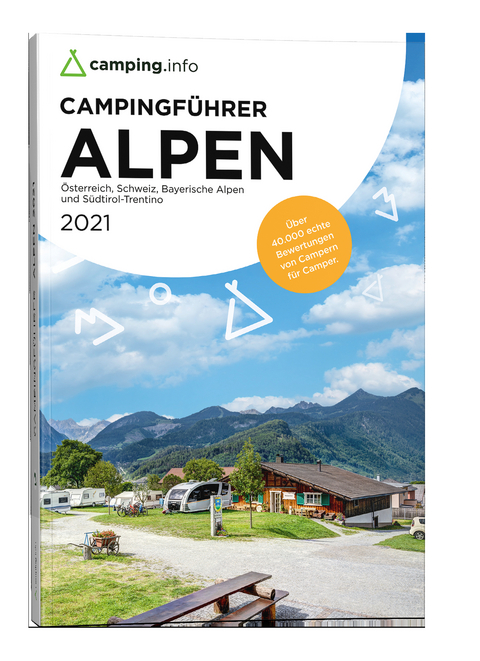 camping.info Campingf&uuml;hrer Alpen 2021