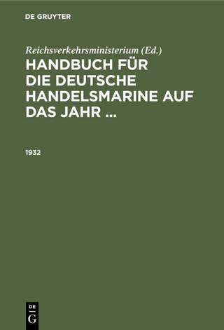 Handbuch für die deutsche Handelsmarine auf das Jahr ... / 1932